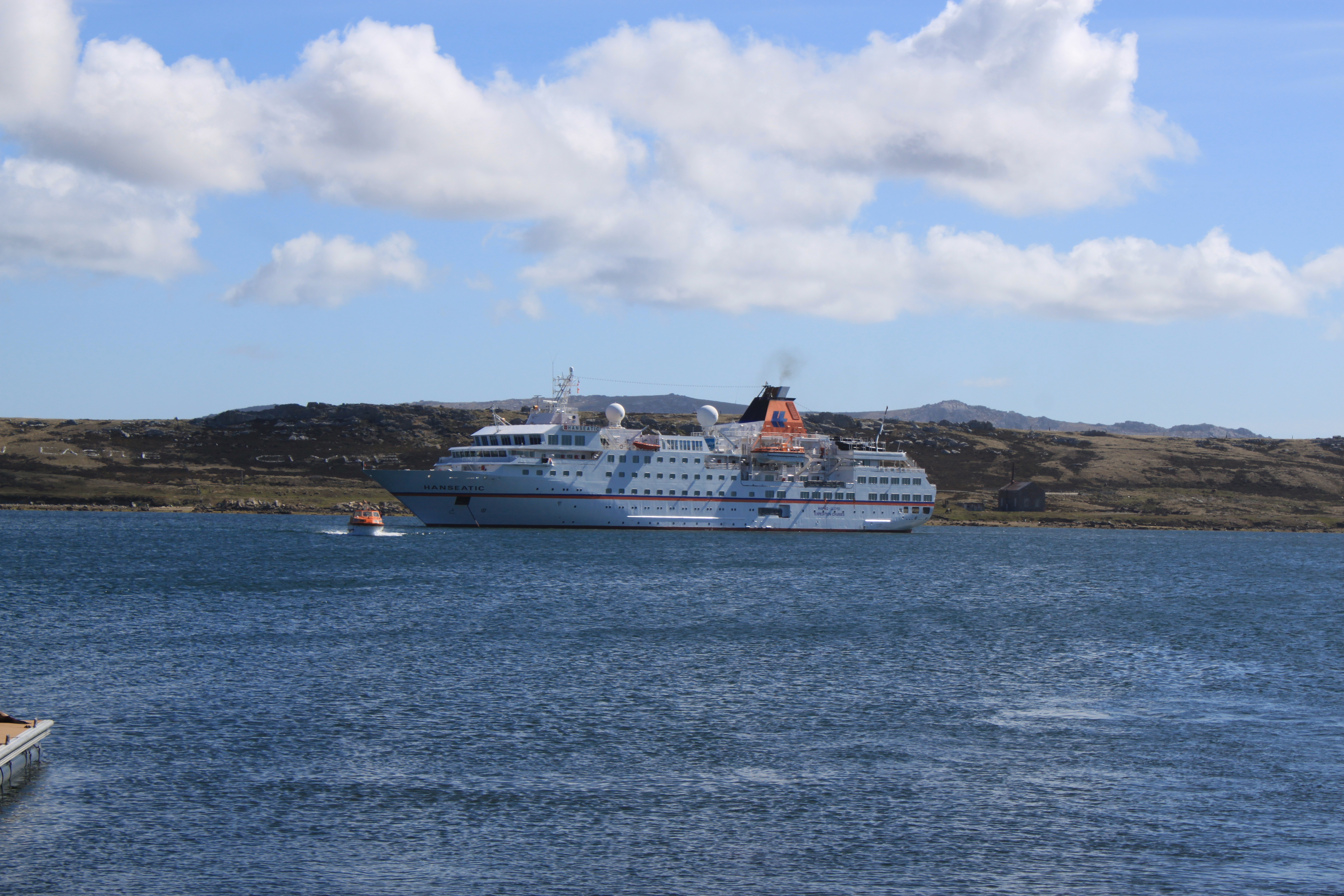 MS HANSEATIC in Port Stanley